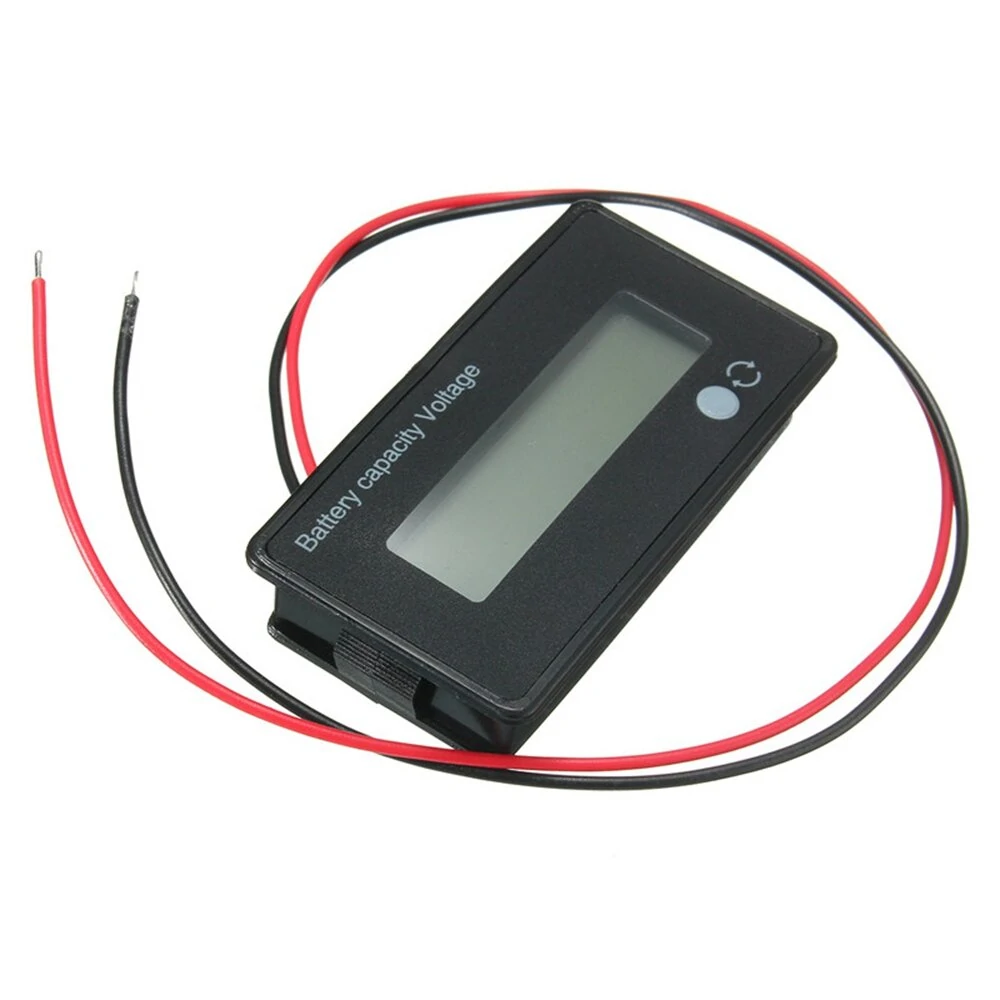 12V/24V/36V/48V 8-70V LCD Acid Lead 3.7V Lithium Battery Capacity Indicator Digital Voltmeter — view 5