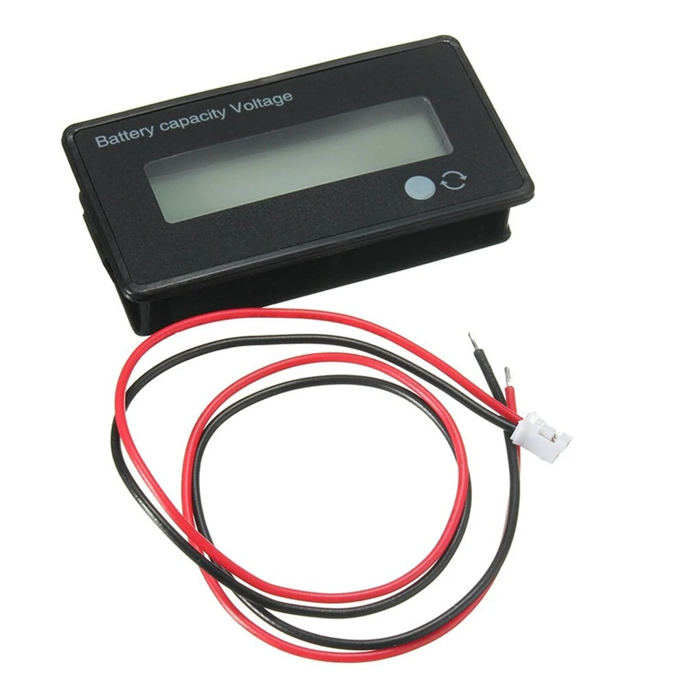 12V/24V/36V/48V 8-70V LCD Acid Lead 3.7V Lithium Battery Capacity Indicator Digital Voltmeter — view 8