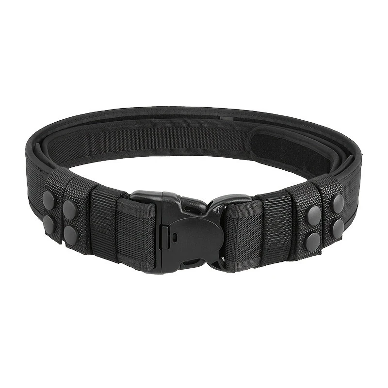 130cm-150cm 2-in-1 Inner Outer Combination Men's Tactical Belt Thickened Stiffened Adjustable Nylon Braided Men's Belt for Outdoor Sports — view 2