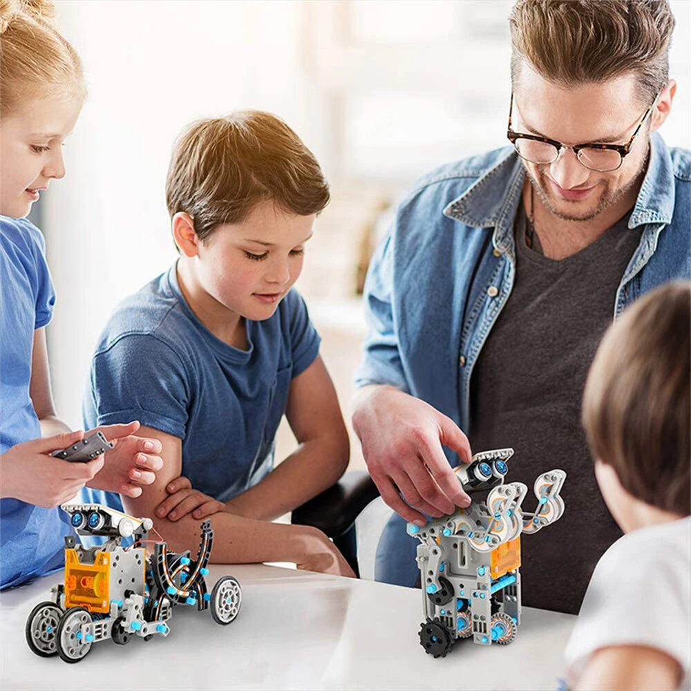 13in1 STEM Solar Robot Kit DIY Assembling Science Experiment Kits STEM Educational Toys for Kids Children — view 5