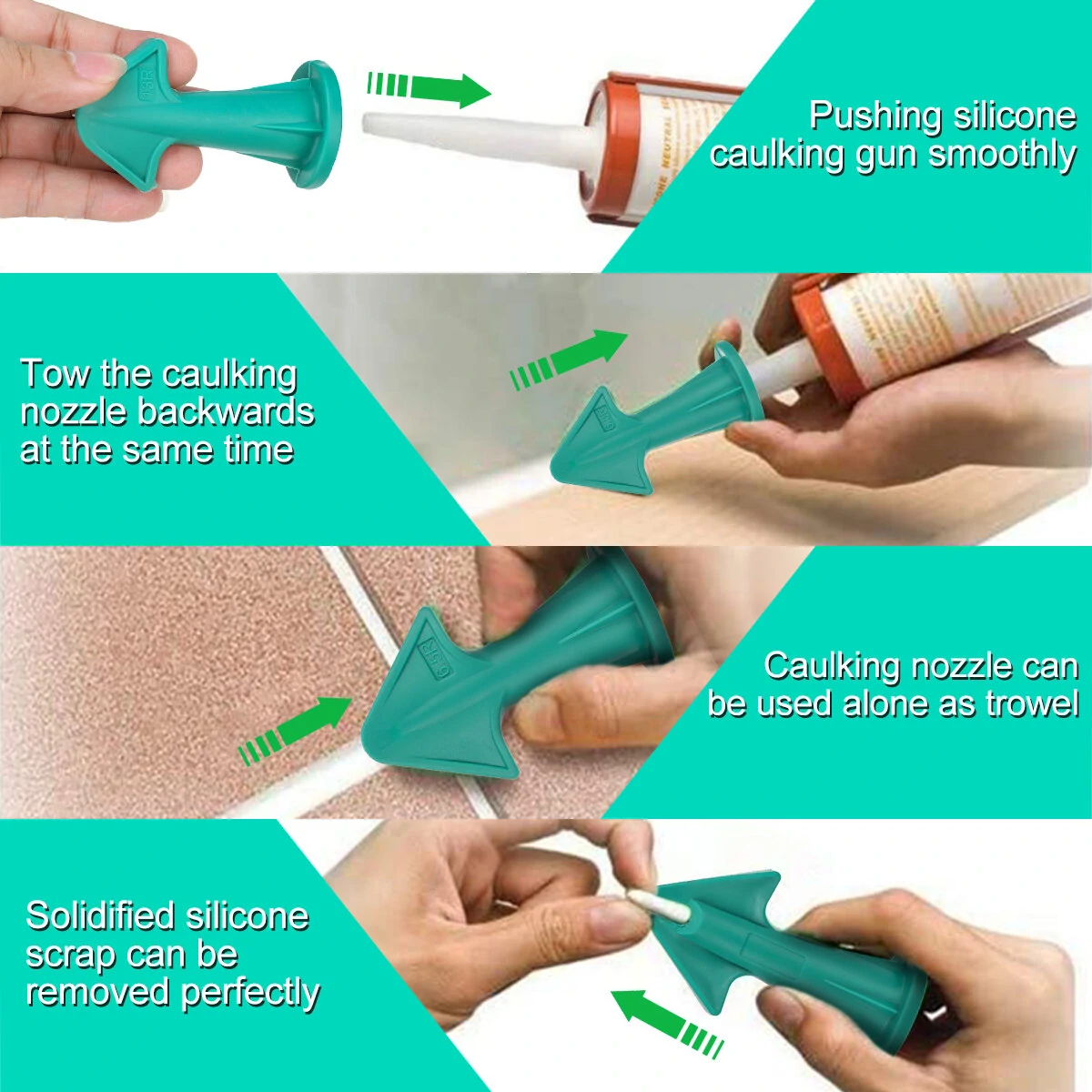 13pc/set Silicone Sealant Remover Caulking Tool Kit with Caulk Remove Sealant Finishing Tool for Bathroom Kitchen Window — view 5