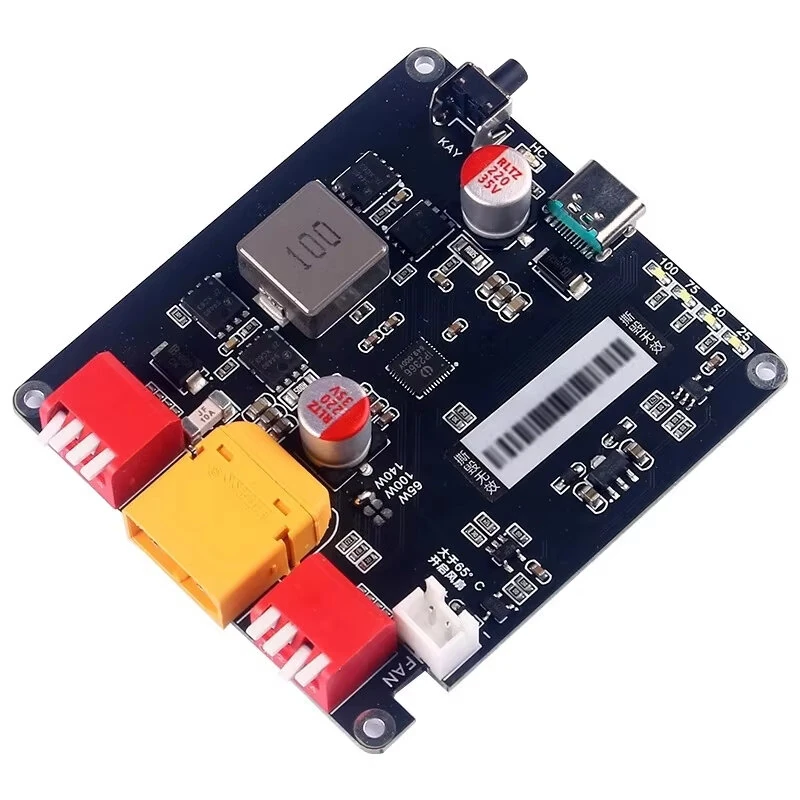 140W PD3.1 Bidirectional Fast Charger Board Buck-Boost 2S 3S 4S 5S 6S Lithium Battery Charging Module with Auto Temperature Control — view 2