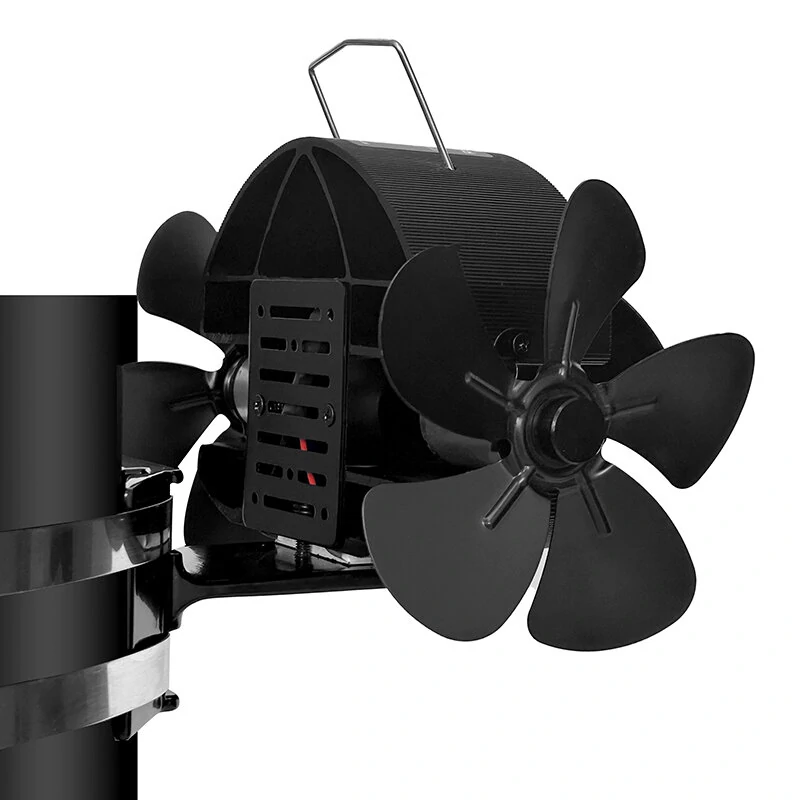 15 Blades Heat Powered Stove Fan Wall-mounted Fireplace Fan Winter Warm Quiet Eco-Fan Portable Heater Efficient Heat — view 5