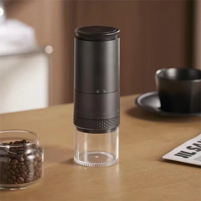 1500mAh Electric Coffee Grinder Conical Coffee with LED Touch Screen Burr Grinder Externally Adjustable Bean Grinding Machine Kaffe Bohnen Grinder — view 2