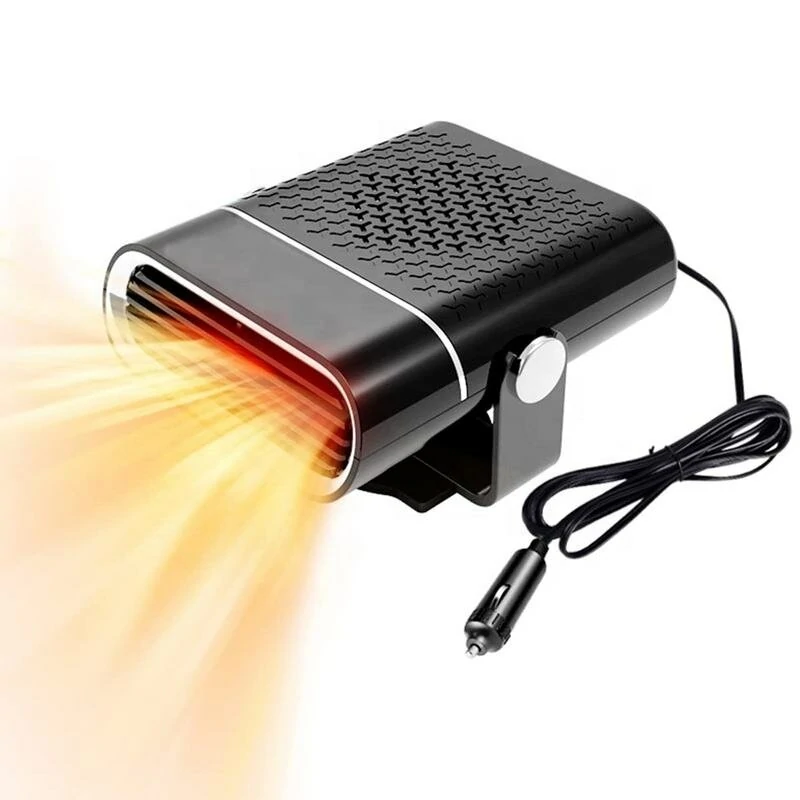 150W 12V Portable Car Heater 2 in 1 Heating Cooling Electric Fan 360° Adjustable Defrosting Demist — view 4