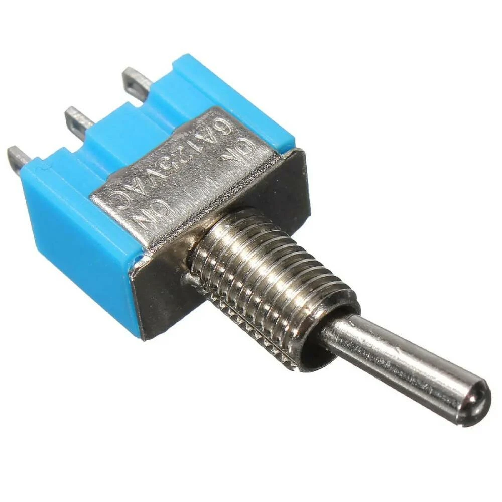 15PCS 3 Pins Toggle Switch AC 125V 6A 2 Position SPDT — view 4