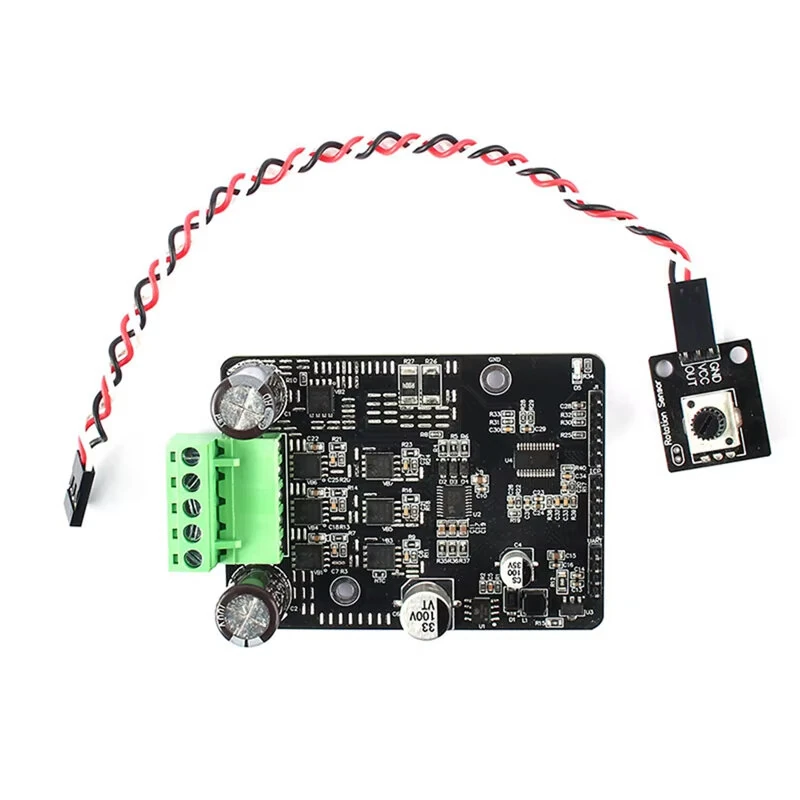 1600W BLDC Brushless Hall Motor Driver Module Three-phase PWM Control Electronic Speed Controller DC Motor Drive Board Regulator — view 2