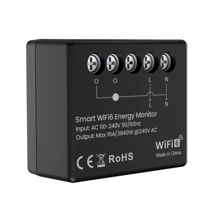 16A Tuya WiFi6 Smart Energy Meter Power Monitor Electricity Statistics APP Remote Control Works with Alexa Google Home — view 8