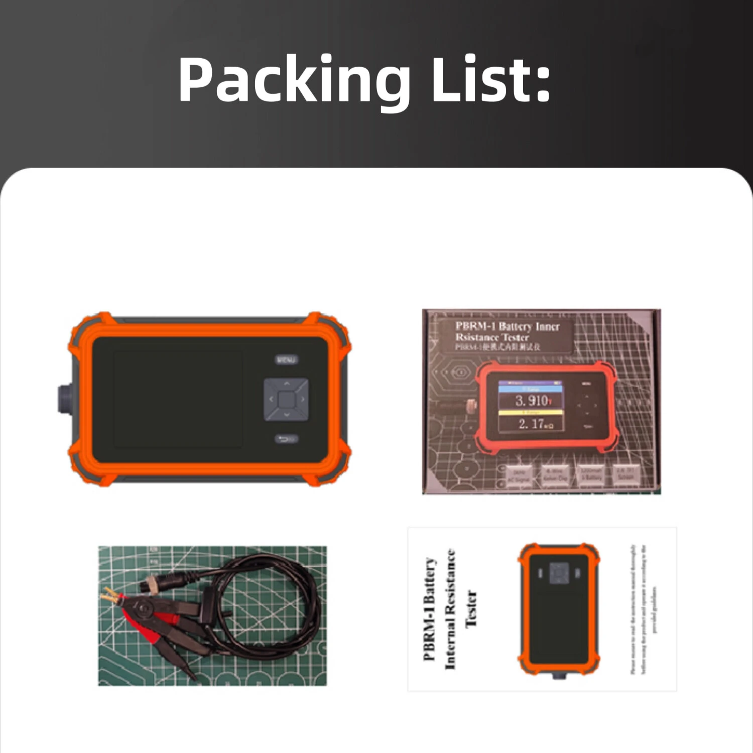 18650 Battery Voltage Internal Resistance Tester, High-precision Trithium Lithium lron Phosphate Battery Tester — view 6