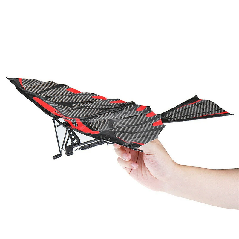 18Inches Eagle Carbon Fiber Birds Assembly Flapping Wing Flight DIY Model Aircraft Plane Toy With Box — view 8