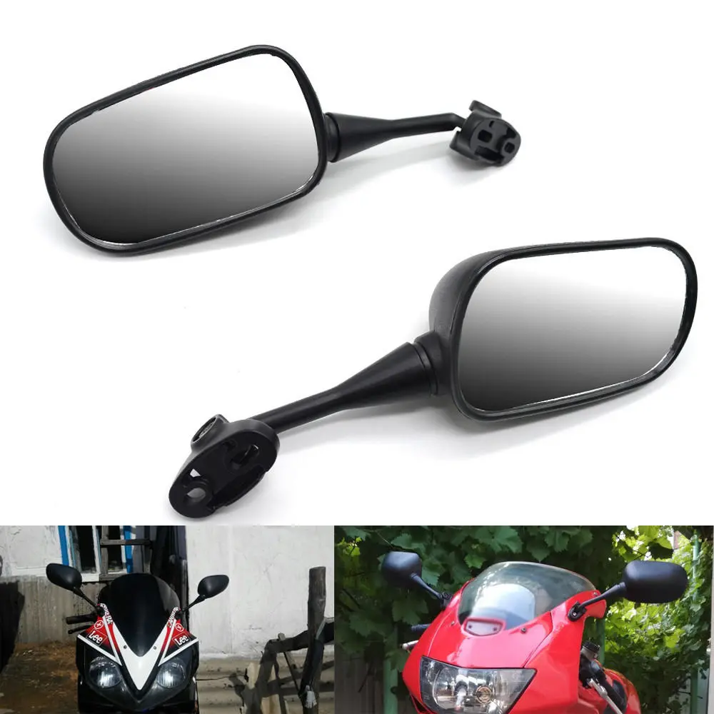 18mm Motorcycle Rearview Mirrors Back Side Mirrors For HONDA CBR600 CBR600RR CBR1000 CBR1000RR — image 1