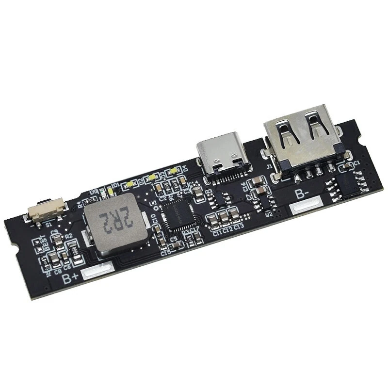 18W PD Fast Charge Module QC3.0 USB-A Output Synchronous Boost for Multiple Devices With Indicator — view 3