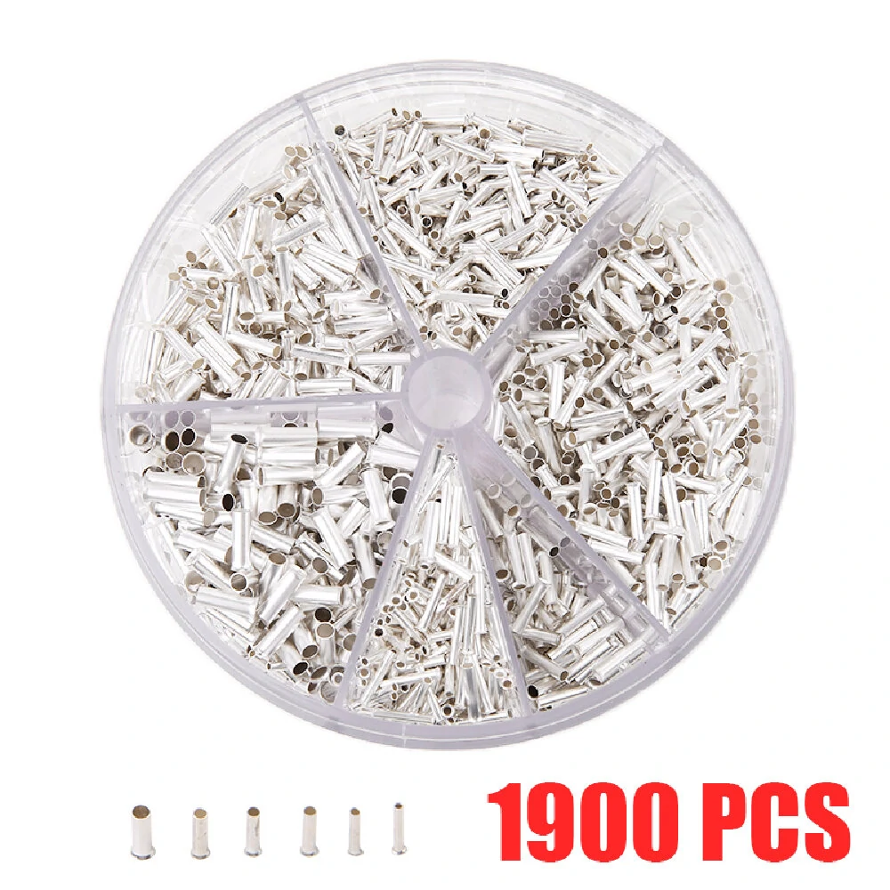 1900pcs Terminal Block Cold-Pressed Insulated Ferrules Terminal Block Cord End W — view 2