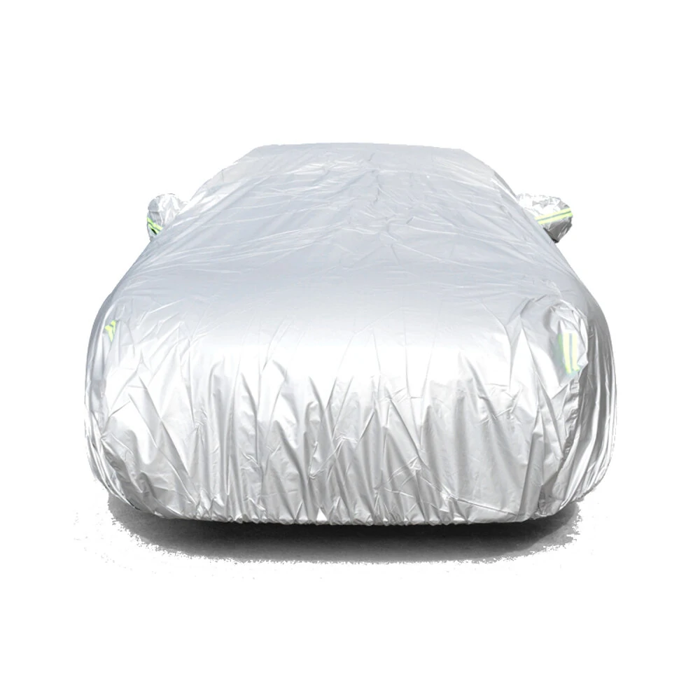 190T Car Cover Indoor Outdoor Snow Sun UV Snow Dust Resistant Protection Universal — view 6