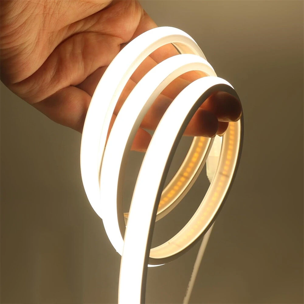 1m/2m/5m COB LED Strip Light IP65 Waterproof Flexible 288LEDs/m Warm White 3000K/Natural White 4000K High Brightness Indoor Outdoor Use — Pricio