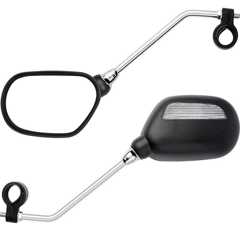 1Pair Bicycle Rear View Mirror Wide Range Back Sight Reflector Angle Adjustable Left Right Bicycle Mirror — image 1