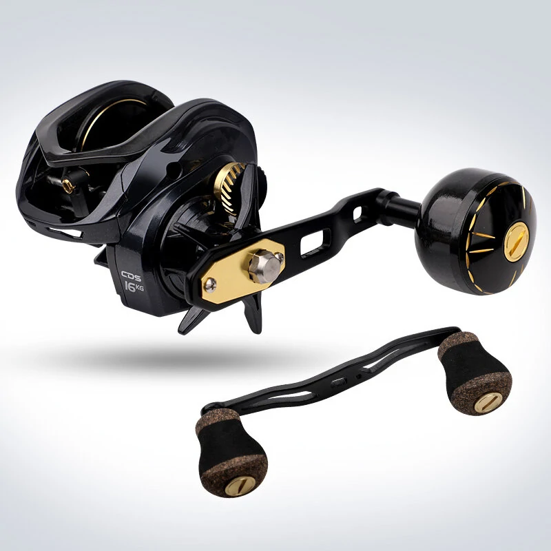 1pc 16kg Drag Power Baitcasting Reel Left/Right Hand Fishing Reel 6.5:1 High-Speed Gear With Replacement Handle Carbon Fibre Shooting Fishing Reel — view 8