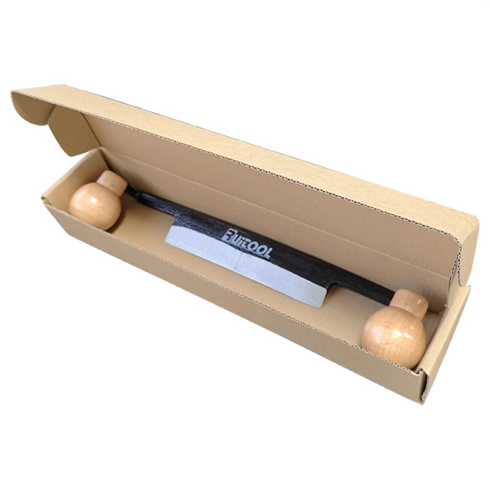 1pc Draw Knife Straight Shave Knife With High Carbon Steel Blade Wooden Handle Pull Knife Woodworking Debarking Hand Tool For Logs and Fence Posts — view 5