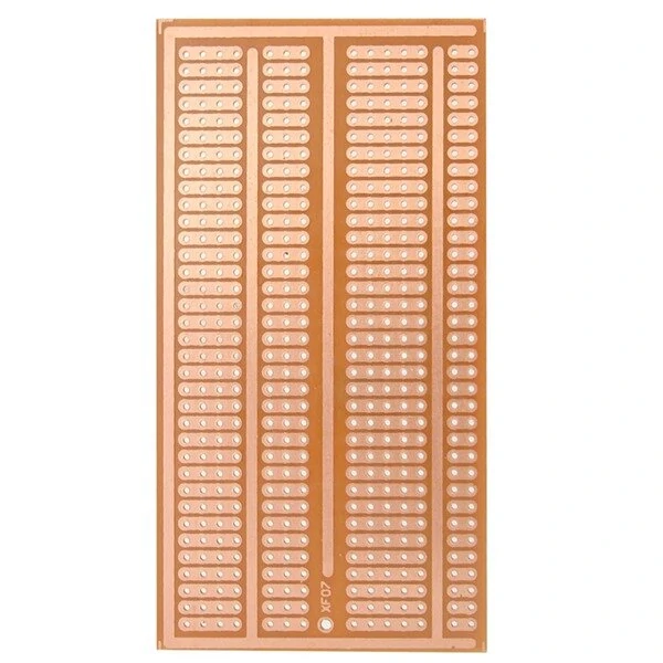 1pcs 5x9.5cm Single Side Copper Prototype Paper PCB Breadboard 2-3-5 Joint Hole — view 2