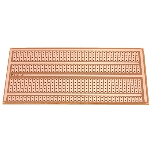 1pcs 5x9.5cm Single Side Copper Prototype Paper PCB Breadboard 2-3-5 Joint Hole — view 4