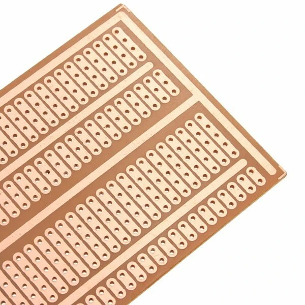 1pcs 5x9.5cm Single Side Copper Prototype Paper PCB Breadboard 2-3-5 Joint Hole — view 5