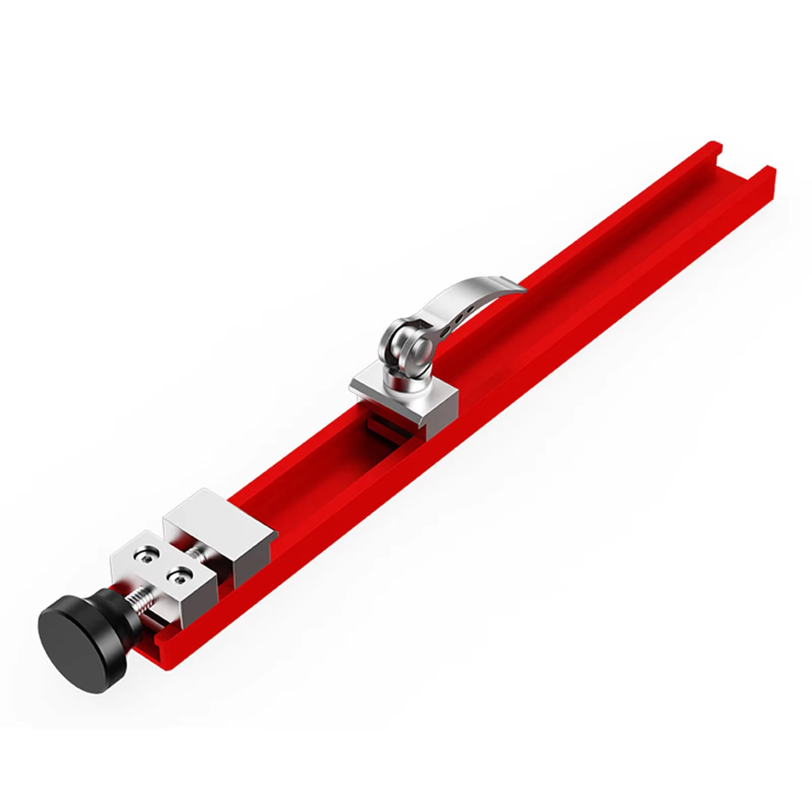 1pcs Adjustable Circular Saw Guide Rail Aluminum Alloy Cutting Track With Two-Way Locking Clamp One-Button Positioning Tool For Woodworking Engraving — view 2