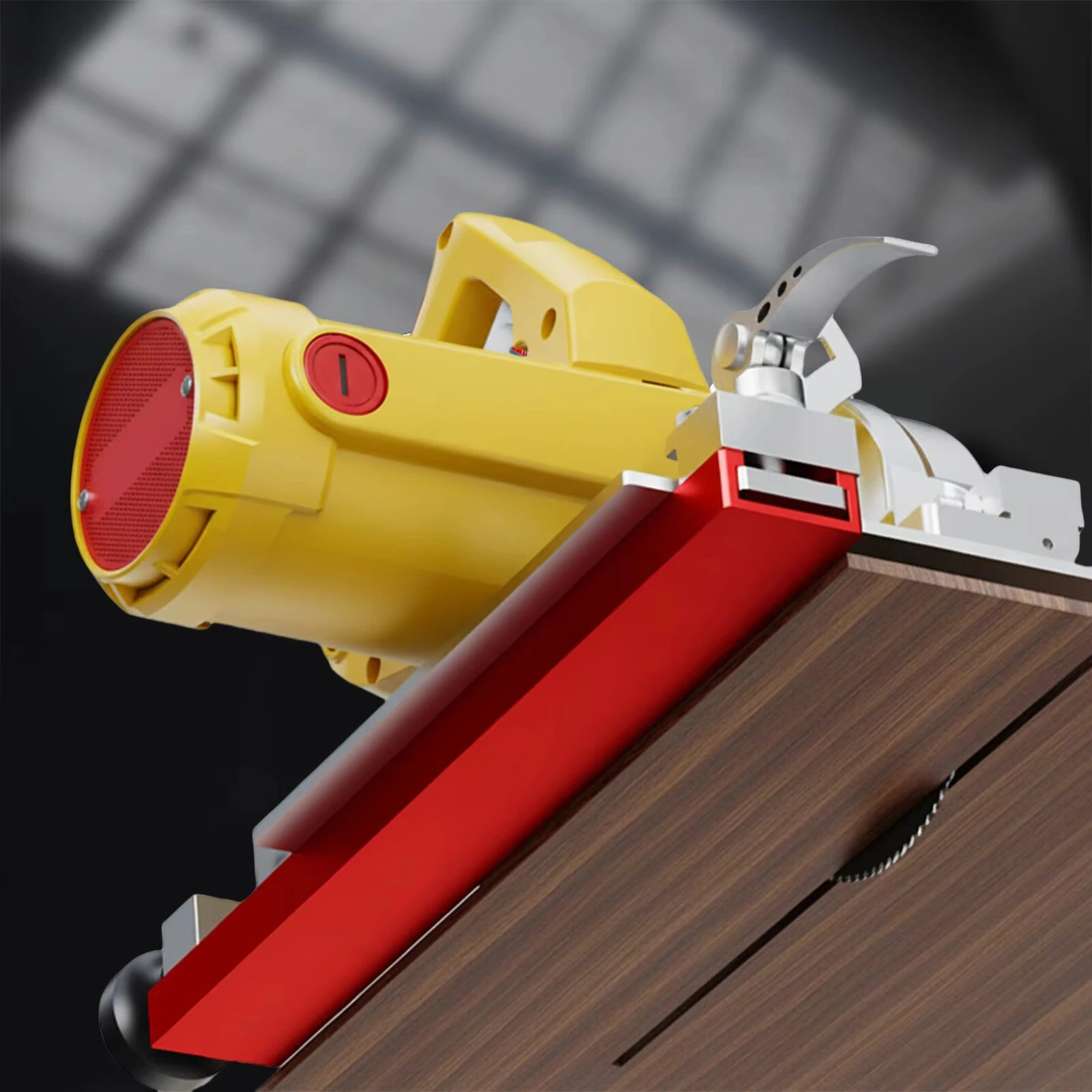 1pcs Adjustable Circular Saw Guide Rail Aluminum Alloy Cutting Track With Two-Way Locking Clamp One-Button Positioning Tool For Woodworking Engraving — view 5