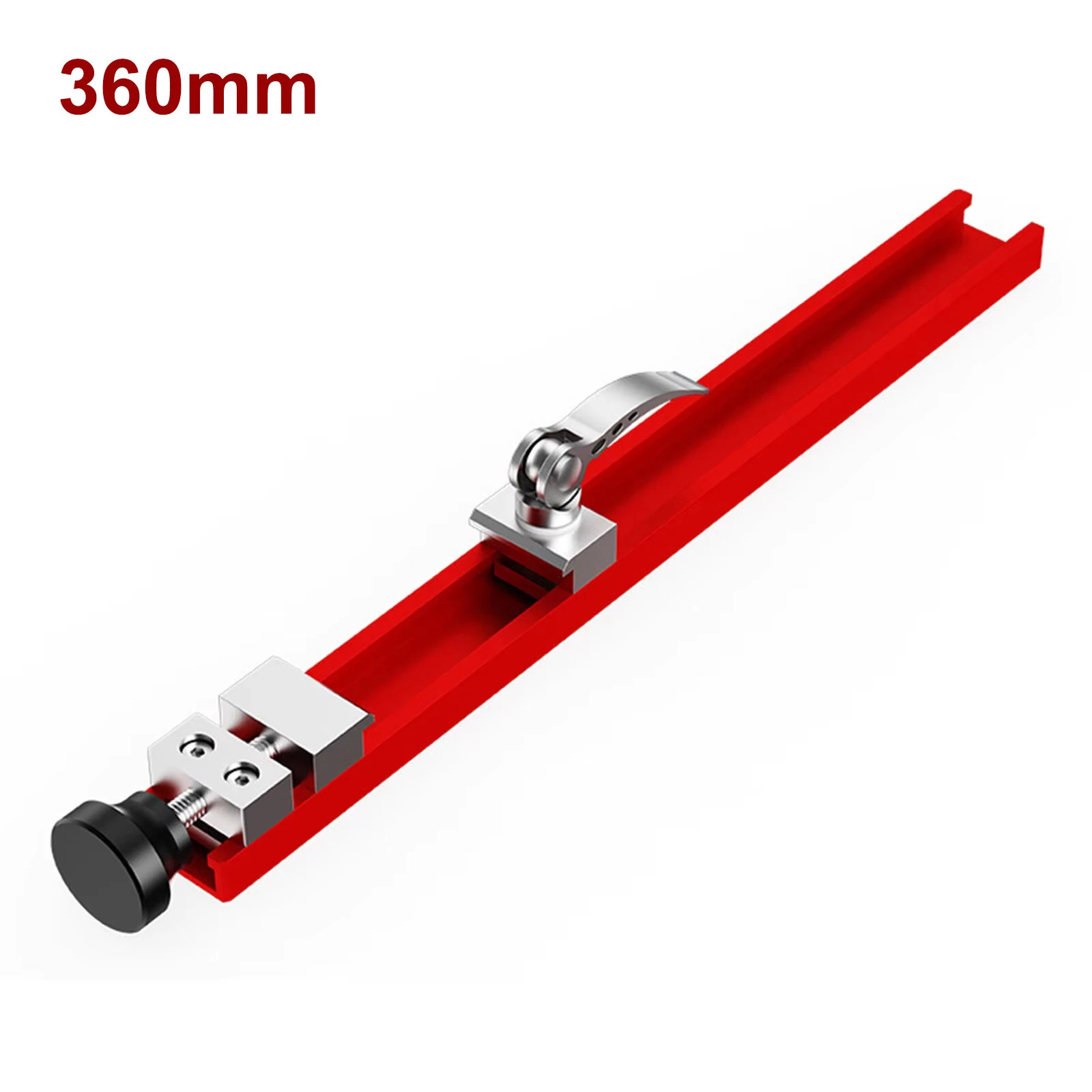 1pcs Adjustable Circular Saw Guide Rail Aluminum Alloy Cutting Track With Two-Way Locking Clamp One-Button Positioning Tool For Woodworking Engraving — view 7