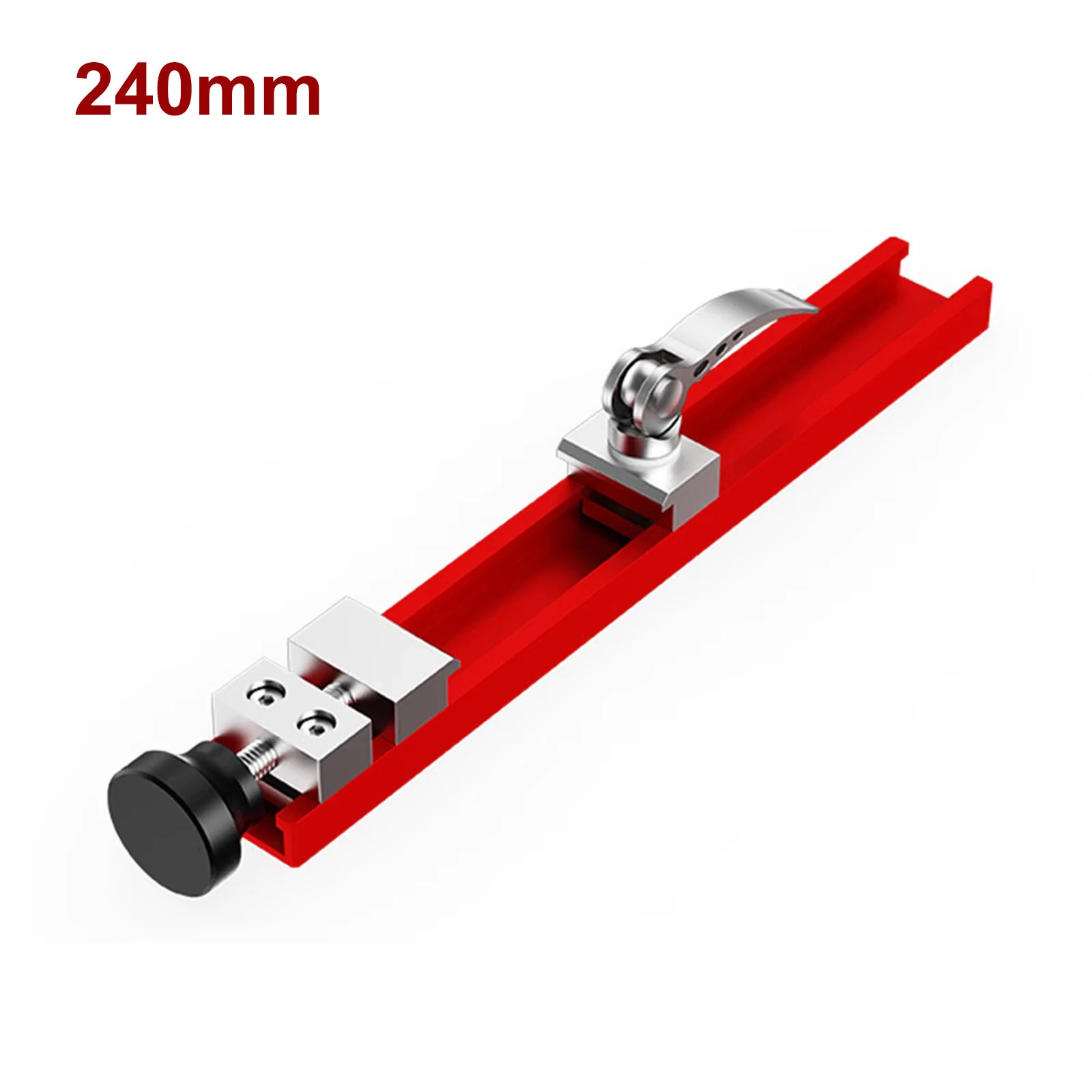 1pcs Adjustable Circular Saw Guide Rail Aluminum Alloy Cutting Track With Two-Way Locking Clamp One-Button Positioning Tool For Woodworking Engraving — view 8