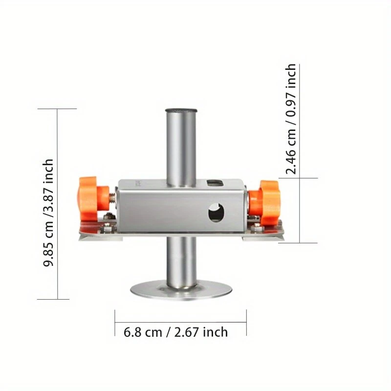 1PCS Adjustable Wood Scribe 0-70mm Parallel Line Marker Stainless Steel Drawing Tool for Woodworking Gypsum Board Cutting and Locating Assistant — view 10