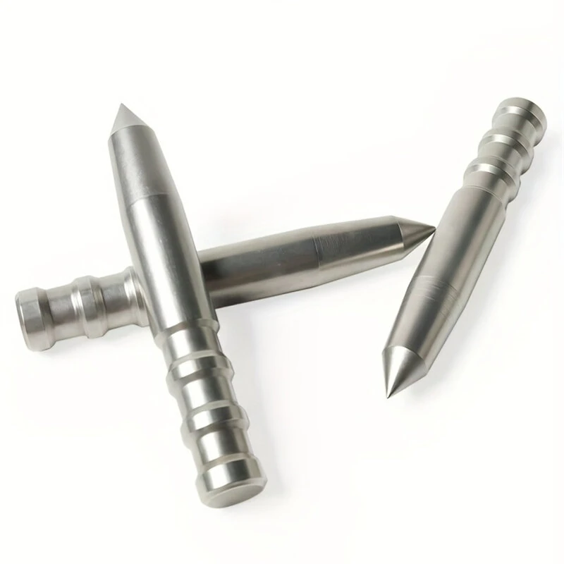 1Pcs Manual Center Punch High Hardness Steel Drill Guide Pin Non Slip Locator Tool for Precision Drilling Woodworking Metalworking Round Pointing Rod — view 3