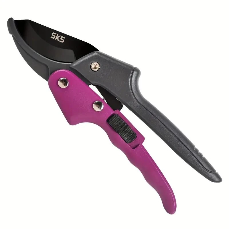 1PCS Stainless Steel Pruning Shears Ambidextrous Design Comfortable Grip Ideal for Arthritic Hands Gardening Tool — view 2