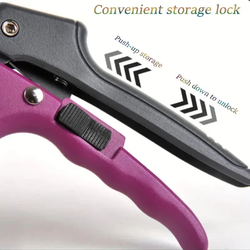 1PCS Stainless Steel Pruning Shears Ambidextrous Design Comfortable Grip Ideal for Arthritic Hands Gardening Tool — view 6
