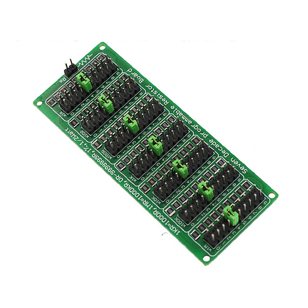 1R-9999999R Programmable Resistance Board Module 1/2W 1% Accuracy 1R Seven Decade Resistor Board — view 3