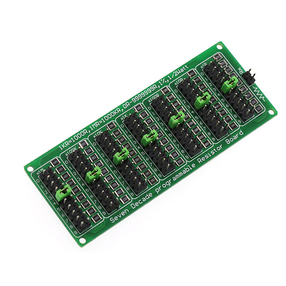 1R-9999999R Programmable Resistance Board Module 1/2W 1% Accuracy 1R Seven Decade Resistor Board — view 4