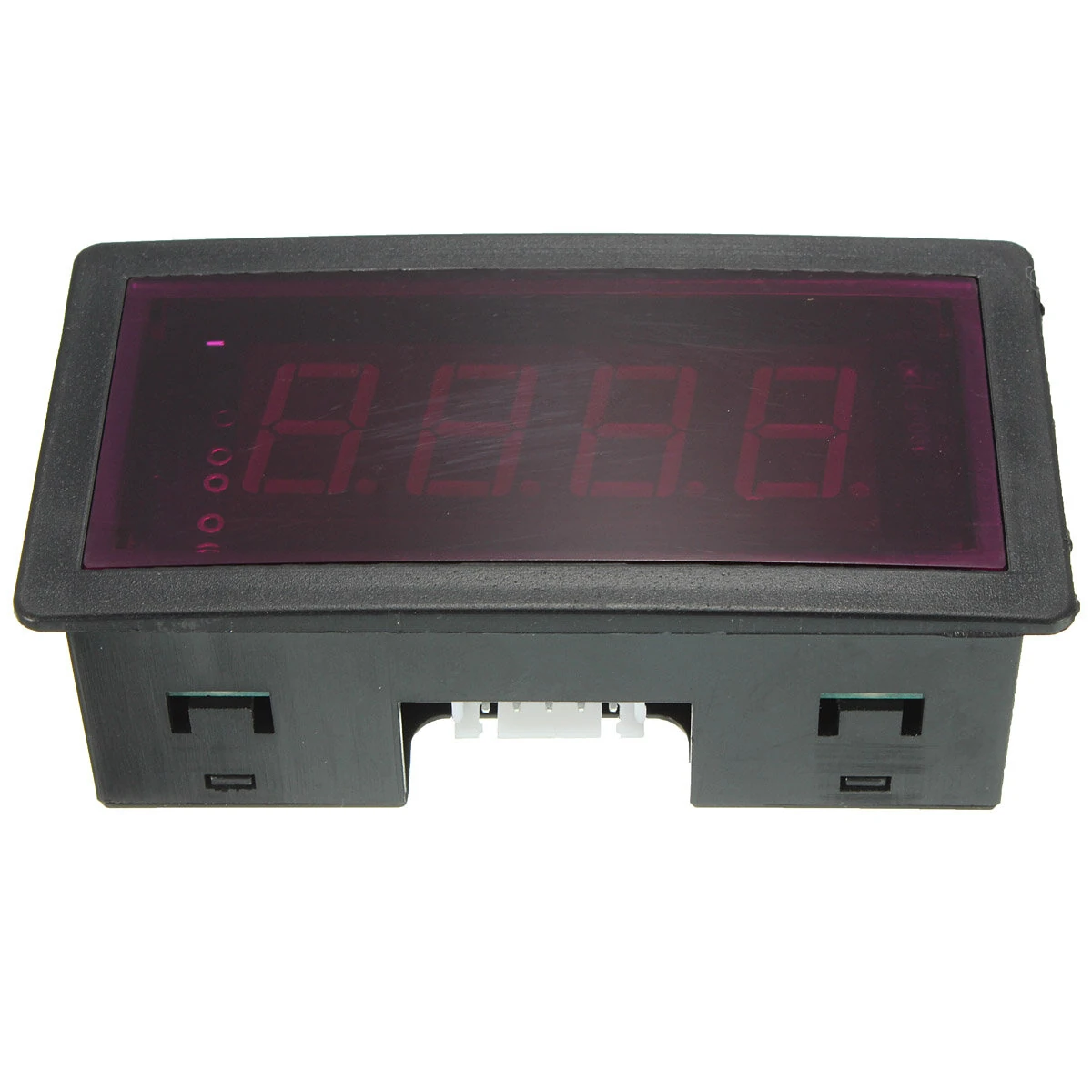 1Set Measuring Gauge 4 Digital Red LED Tachometer RPM Speed Meter 10-9999RPM Hall Proximity Switch Sensor NPN — view 4