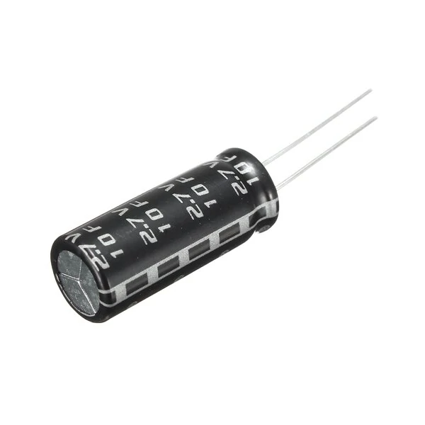 2.7V 10F Cylindrical Ultra Super Farad Capacitor High Power Capacitance Supercap Fast Charge Long Life 10 x 26mm — view 3