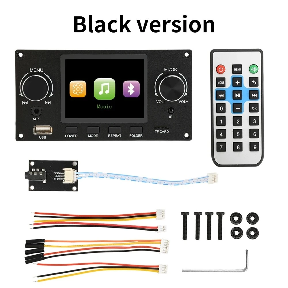 2.8 Inch IPS Screen Audio Decoder Board Bluetooth 5.3 MP3 FLAC WAV APE Support I2S Digital Output USB Sound Card Line Input EQ Audio Module — view 6