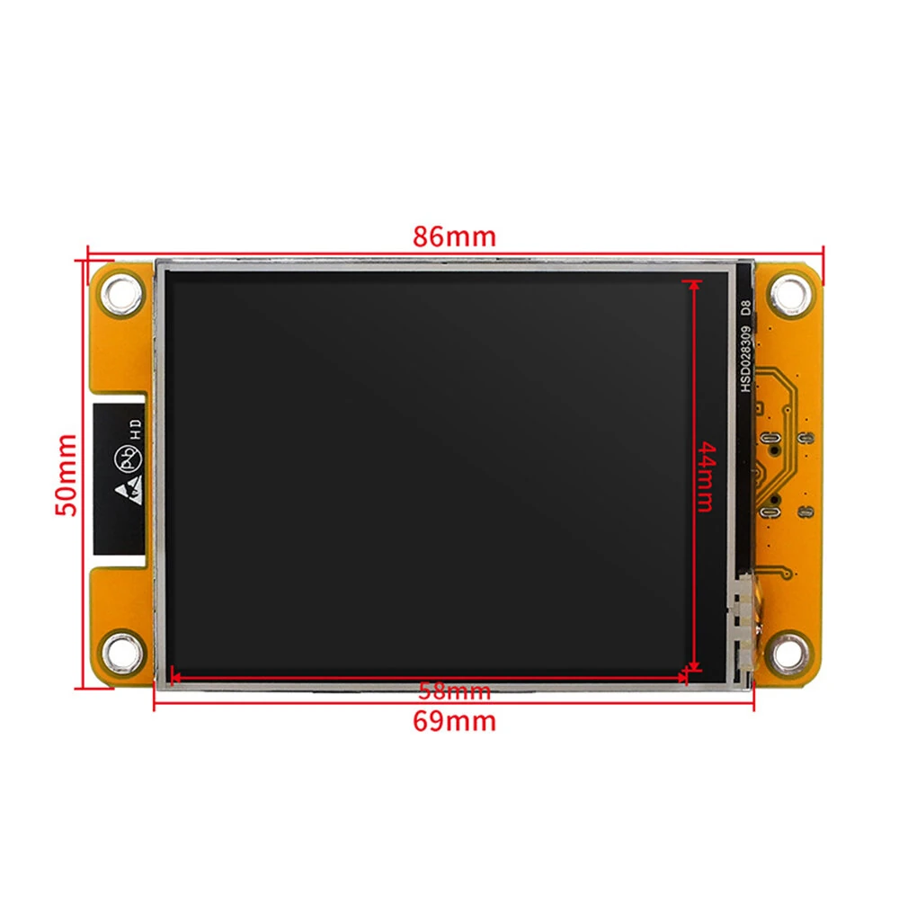 2.8inch ESP32 LVGL Wi-Fi Bluetooth Development Board 240*320 with Resistive Touch Screen LCD TFT Display Module — view 7
