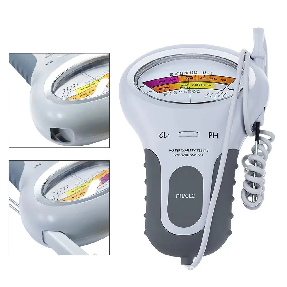 2 in 1 Chlorine Meter PH Chlorine Tester PC-101 Level Portable Digital PH Meter Water Quality Pool Spa Analytical Instruments Monitor — view 5