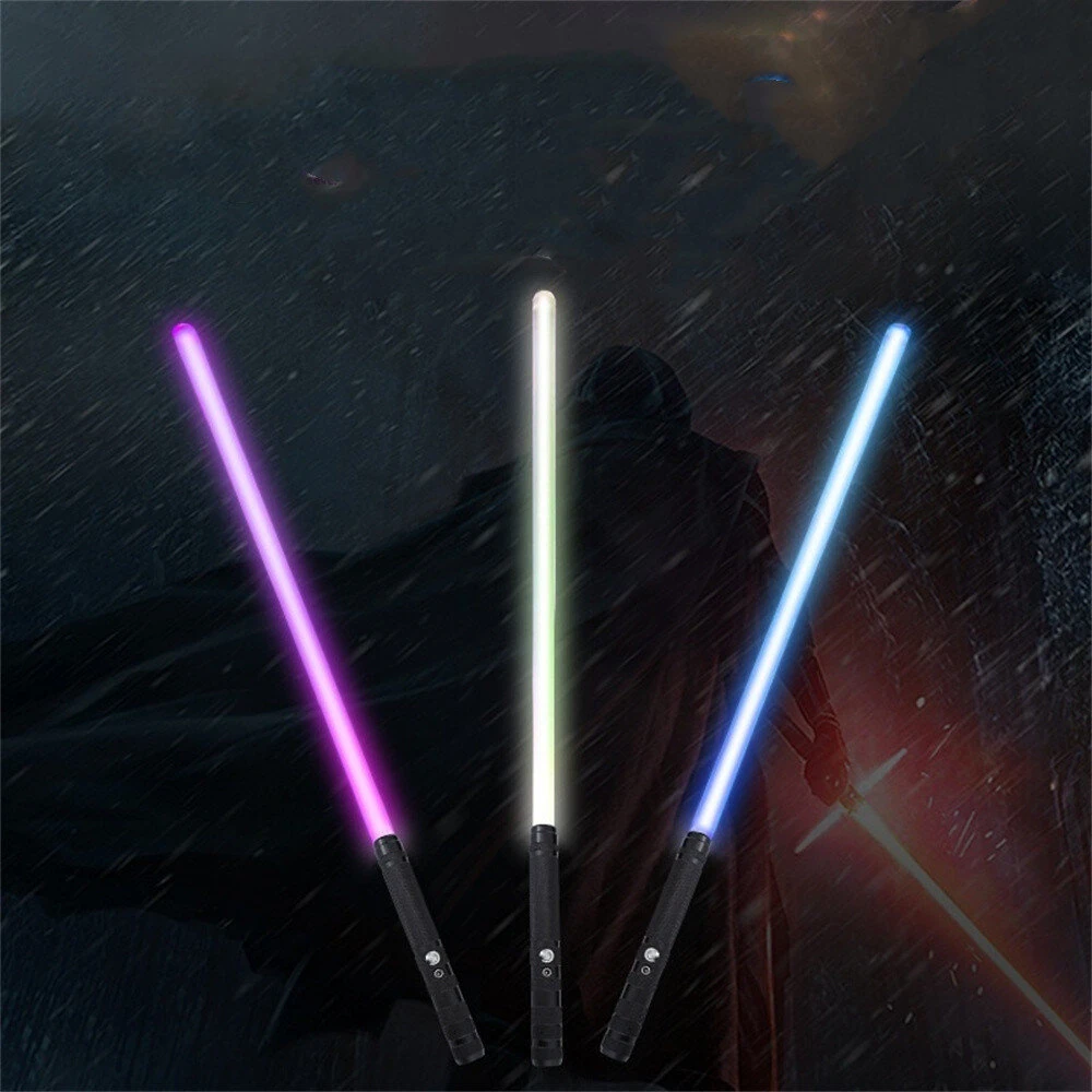 2-in-1 Metal Laser Sword with Hit Sound and Seven Color Lights Rechargeable Perfect for Cosplay and Role-play — view 11