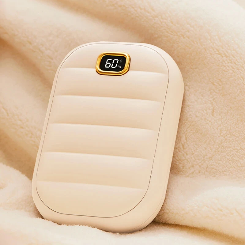 2 In 1 Portable Hand Warmer 4000MAH Double-sided Heating Hand Warmer Mini Heater Hand Warmer Electric Type C Rechargeable — view 3