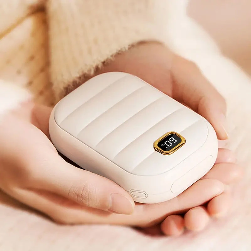 2 In 1 Portable Hand Warmer 4000MAH Double-sided Heating Hand Warmer Mini Heater Hand Warmer Electric Type C Rechargeable — view 4