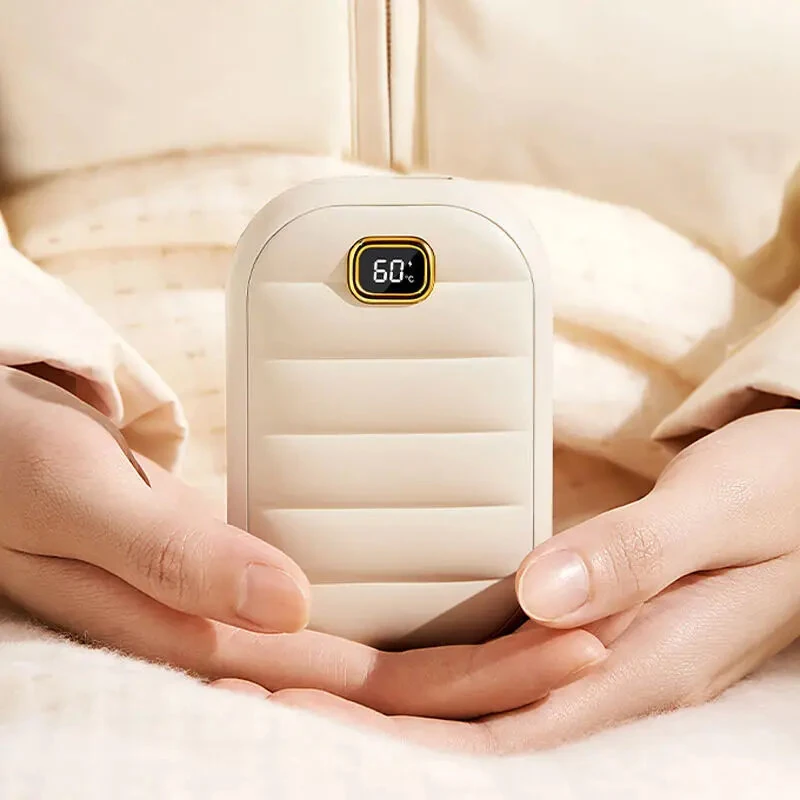 2 In 1 Portable Hand Warmer 4000MAH Double-sided Heating Hand Warmer Mini Heater Hand Warmer Electric Type C Rechargeable — view 6