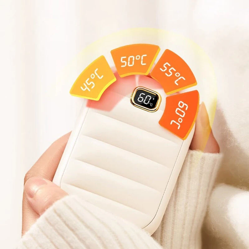 2 In 1 Portable Hand Warmer 4000MAH Double-sided Heating Hand Warmer Mini Heater Hand Warmer Electric Type C Rechargeable — view 8