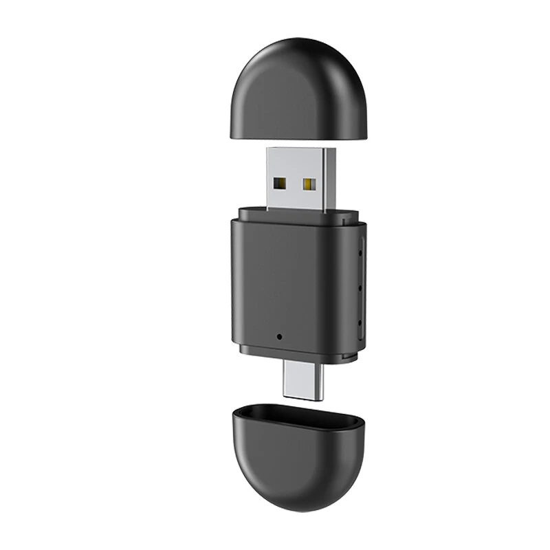 2 In 1 Wired To Wireless Carplay Box Dual Head Dual Port Wireless CarPlay Box Apple Android Auto Wireless CarPlay Adapter — view 5
