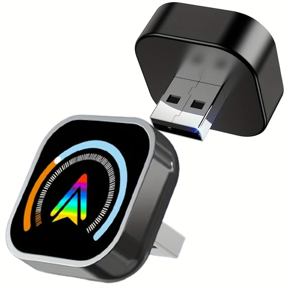 2 in 1 Wireless Carplay Android Auto Adapter Wire to Wireless Converter Plug in Play Smart Box — view 9