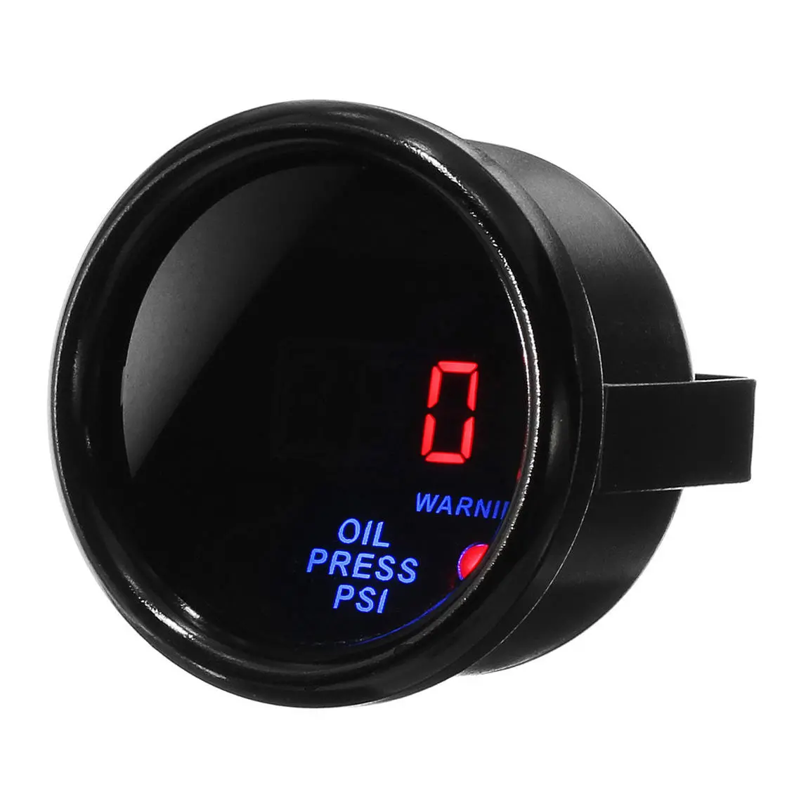 2 Inch 52mm 0-140 PSI Oil Pressure Gauge Digital LED Display Black Face Car Meter — view 2