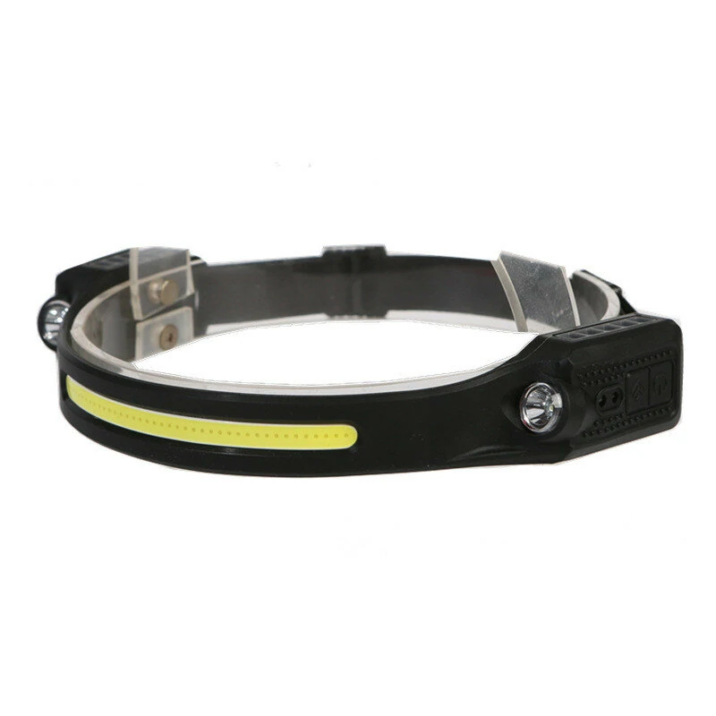 2*XPE 1*COB LED Headlamp Sensor 5 Modes Type-C Rechargeable Headlight Outdoor Flashlight Torch — view 4