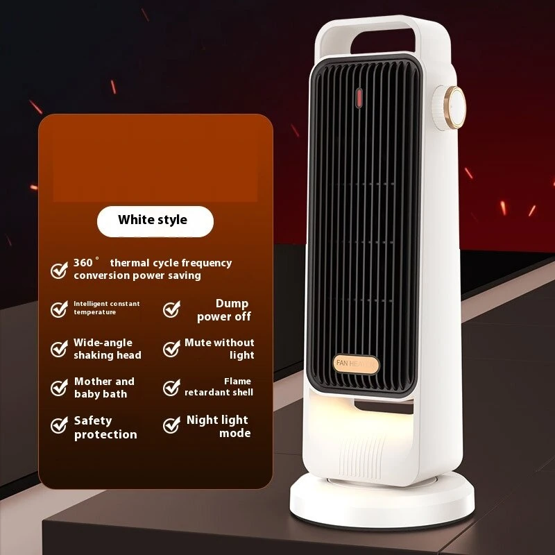 2000W Space Heater 3 Speed Adjustable,Overheating & Tip-Over Protection Electric Heater Fast Safety Heat for Home, Bedroom — view 6